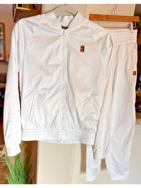 Nike Women's Court Stadium Tennis Tear Away Jogger Track Jacket S & Pants Set XS
